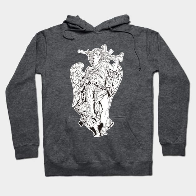 Supernatural angel Hoodie by Cocobot